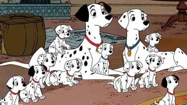 Dalmatian koiranimet - 101 Dalmatian koiranimeä