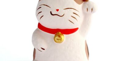 Kiinalainen Lucky Cat Story Maneki Neko