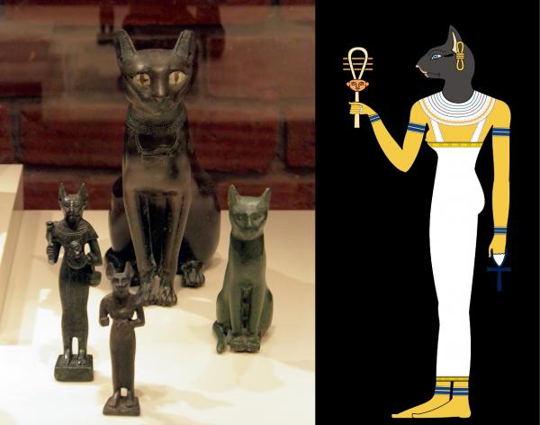 Mikä on egyptiläisen kissajumalan nimi?  - Egyptin kissojen jumalatar: Bastet